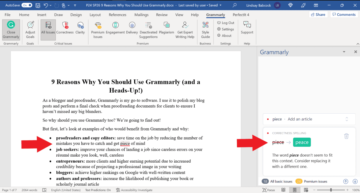 9 Reasons Why You Should Use Grammarly (+ a Heads-Up!) - Om Proofreading