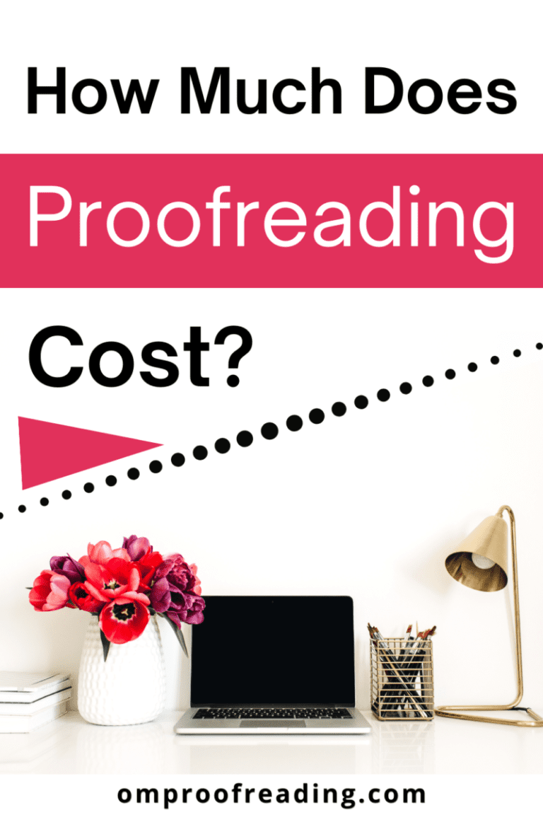 proofreading services cost