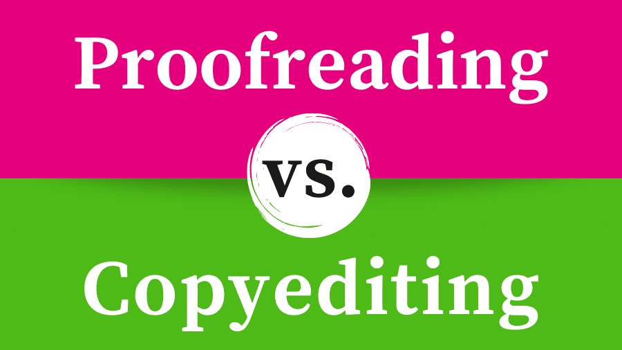 online proofreading and copyediting