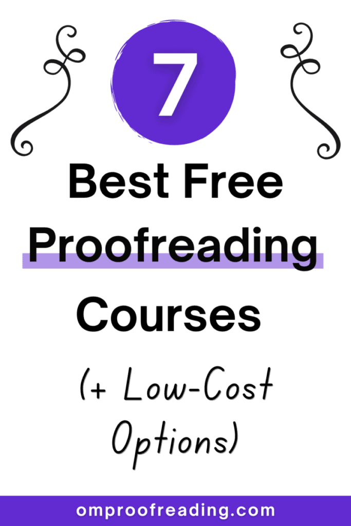 proofreading courses online free