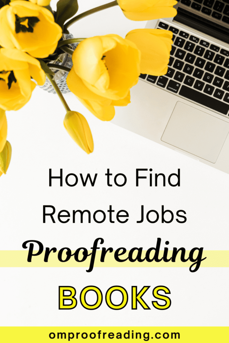 proofreading books jobs remote