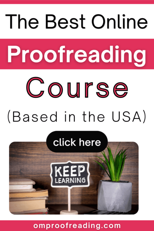 best online course for proofreading