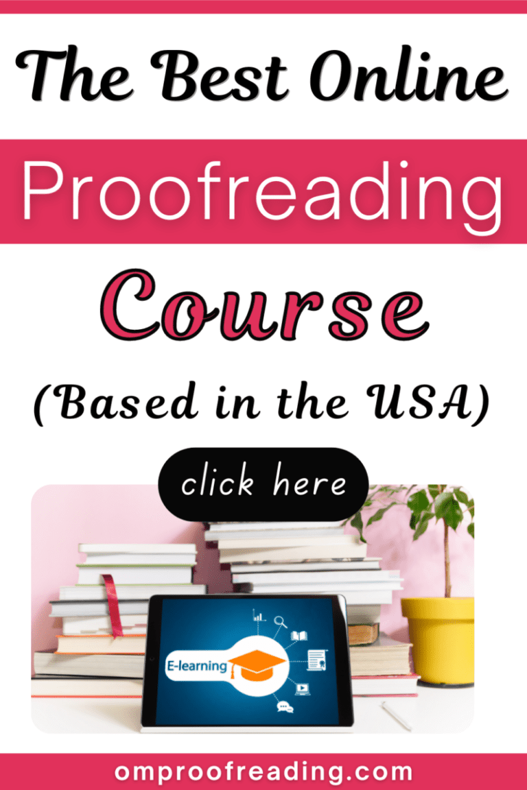 best online course for proofreading